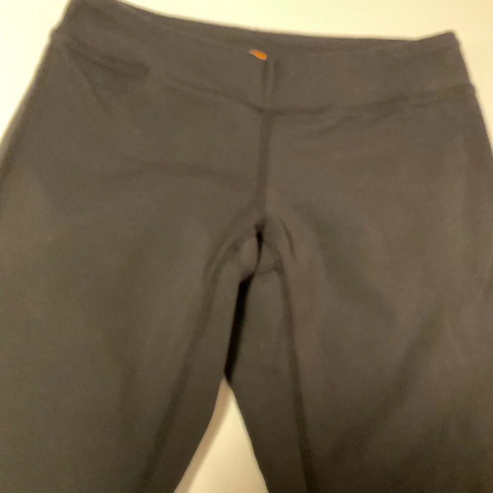 Lucy Workout Leggings, Black Recycled Lucy Performance Leggings Yoga Pants, Sz S - Picture 2 of 16